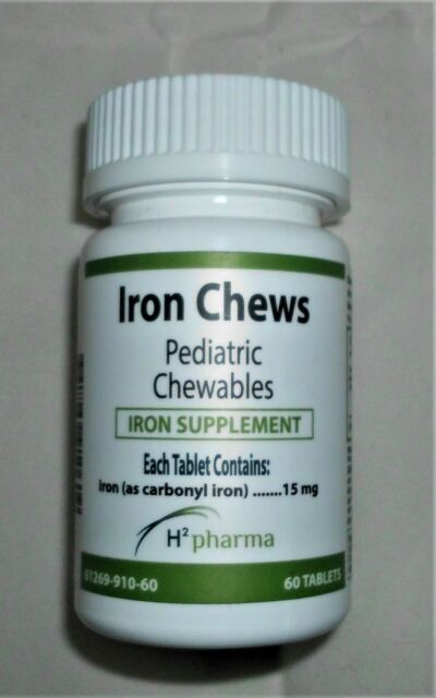IRON CHEW TAB 15 MG 60 H2