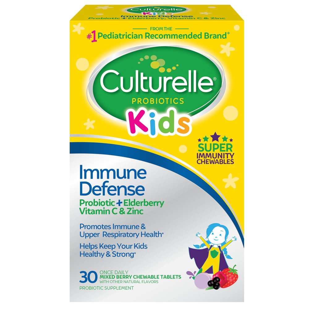 CULTURELLE KIDS IMMUNE DEF PROBIOTIC CHEW 30