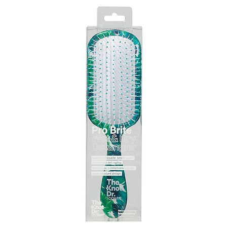 DR KNOT PRO BRITE HAIR BRUSH LEAF