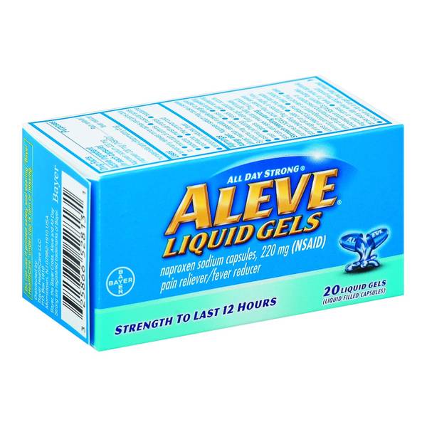 ALEVE LIQUID GELS 20