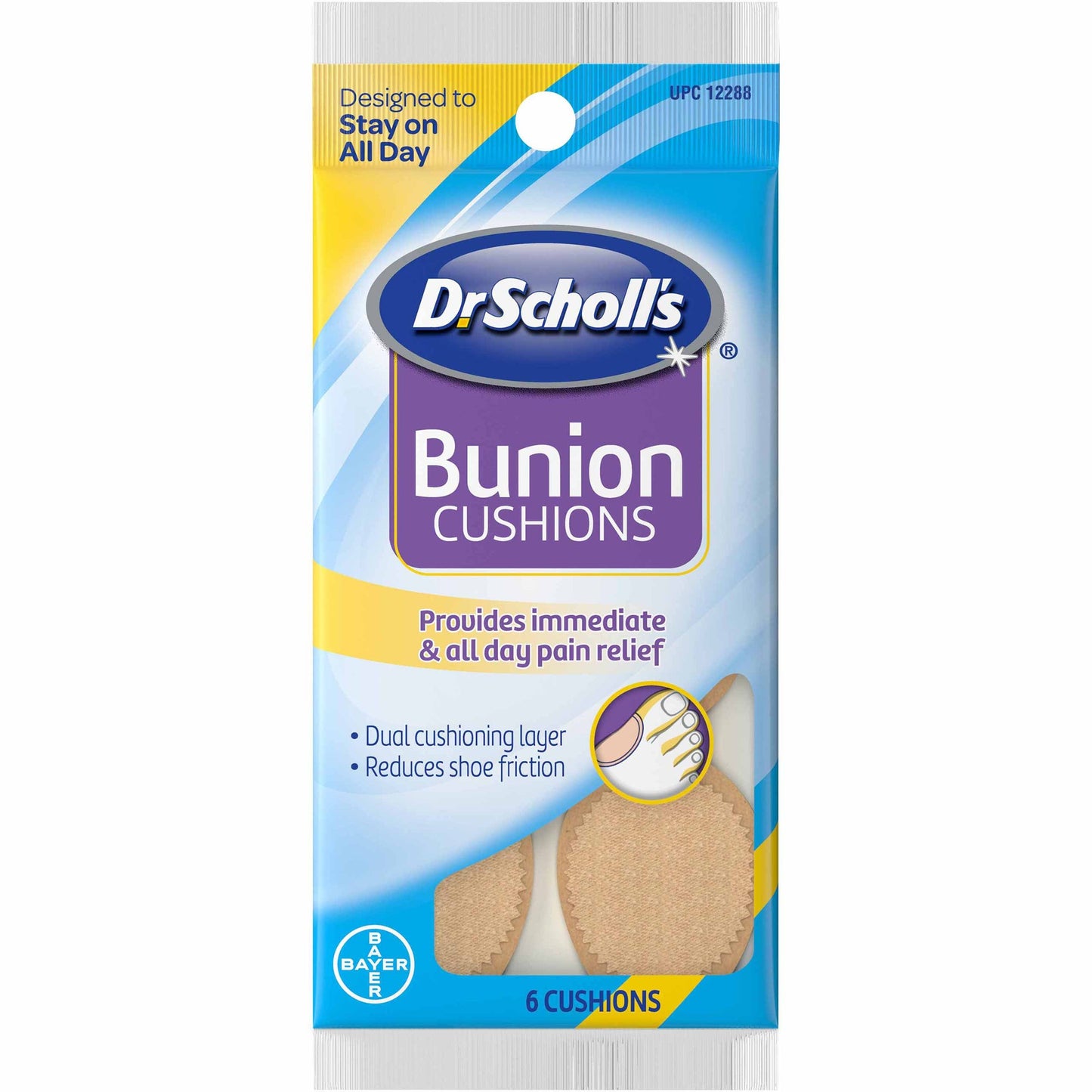 DR SCHOLLS FELT BUNION CUSHION 6