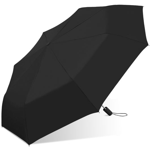 UMBRELLA AUTO FOLDING BLACK 42"