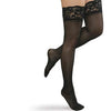 THIGH HIGH 15-20 WOMEN LACE TOP CT BLK MD AO