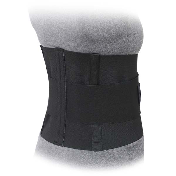 BACK BRACE LUMBAR SACRAL BLK 2XL 42-46" AO