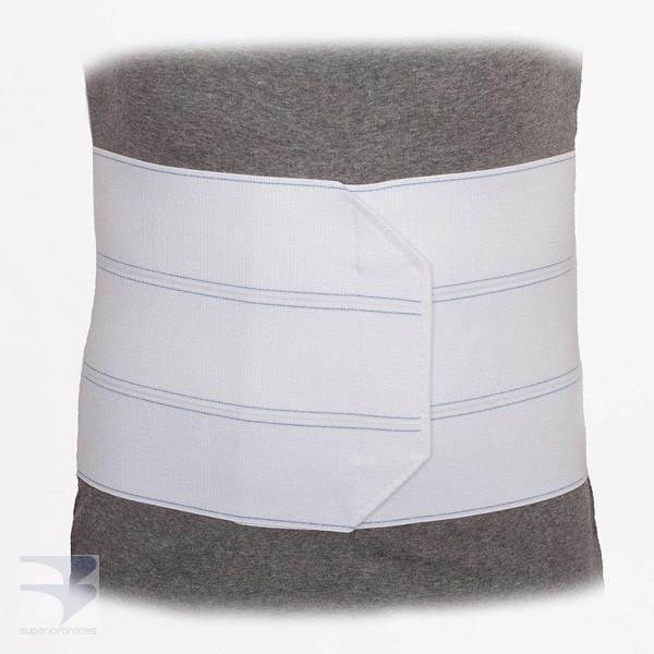 ABDOMINAL BINDER 4 PANEL 12" WHT 30-45" AO