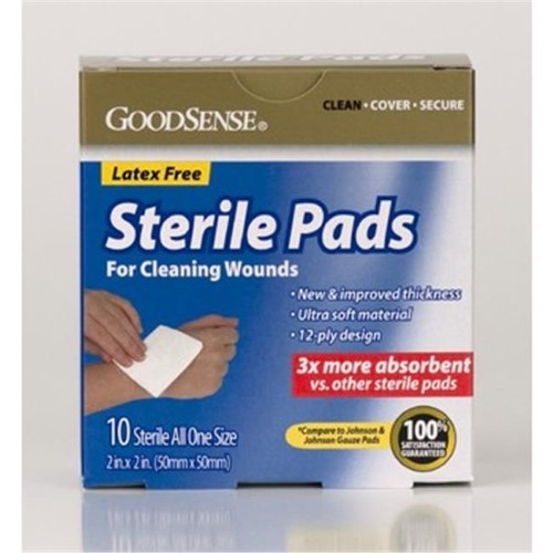 GS GAUZE PAD ST 2 X 2" 10