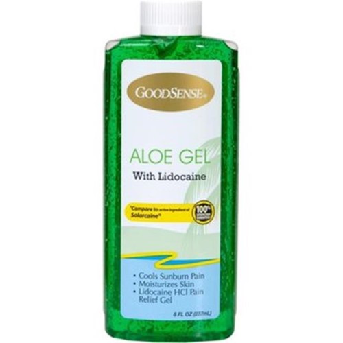 GS BURN RELIEF ALOE W/LIDOCAINE GEL 8 OZ