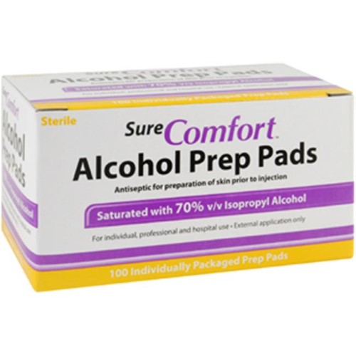 ALCOHOL PREP PADS STERILE BX/100