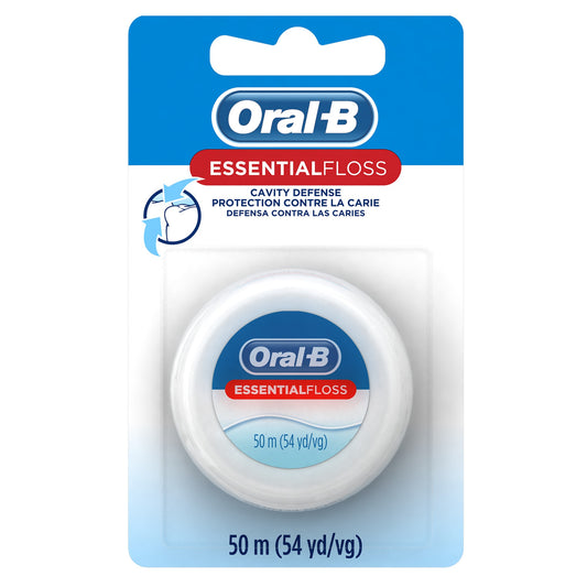 ORAL-B DENTAL FLOSS WAX 55 YD