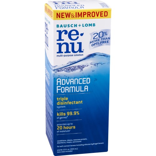 BAUSCH & LOMB RENU ADV MULTIPURPOSE SOL 12 OZ