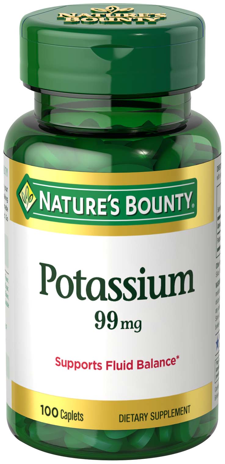 POTASSIUM GLUCONATE CAPLET 99 MG 100 NB 1110