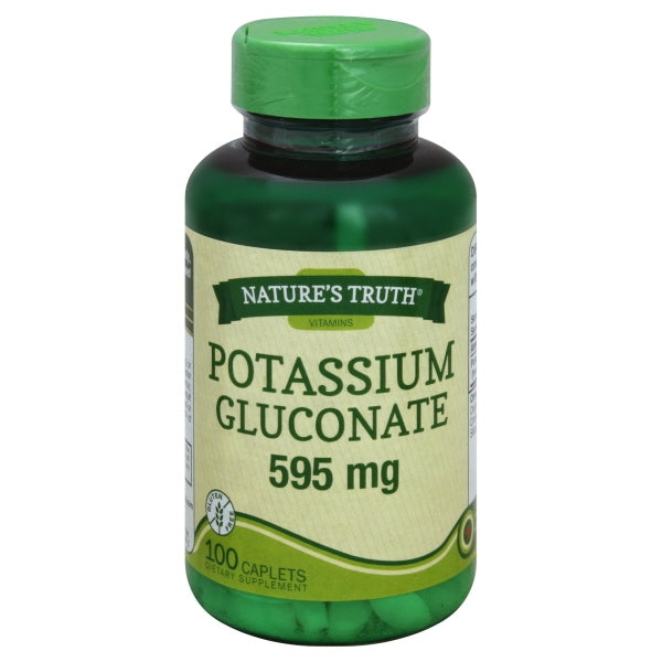 POTASSIUM GLUCONATE TAB 595 MG 100 NT