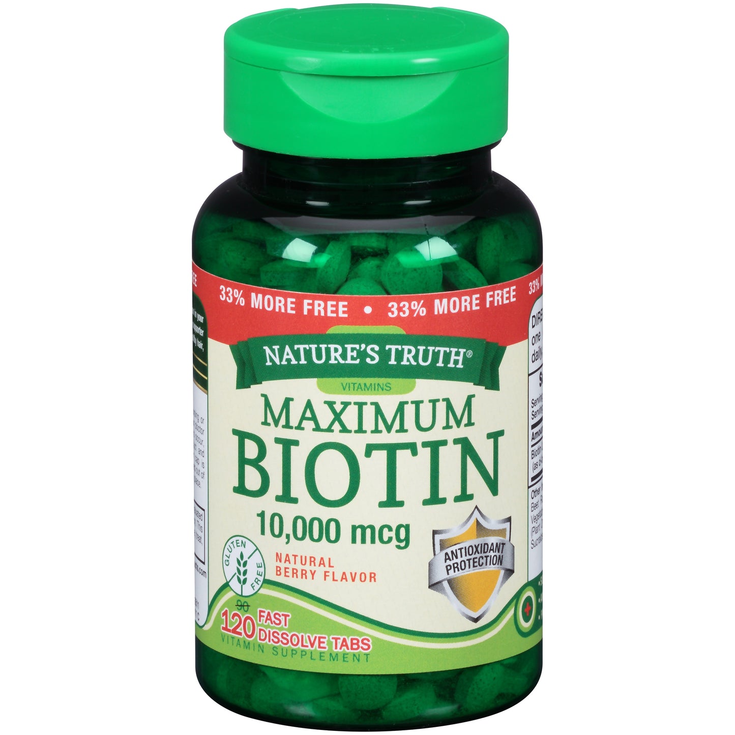 BIOTIN TAB 10000 MCG FAST DISSOLVE 120 NT