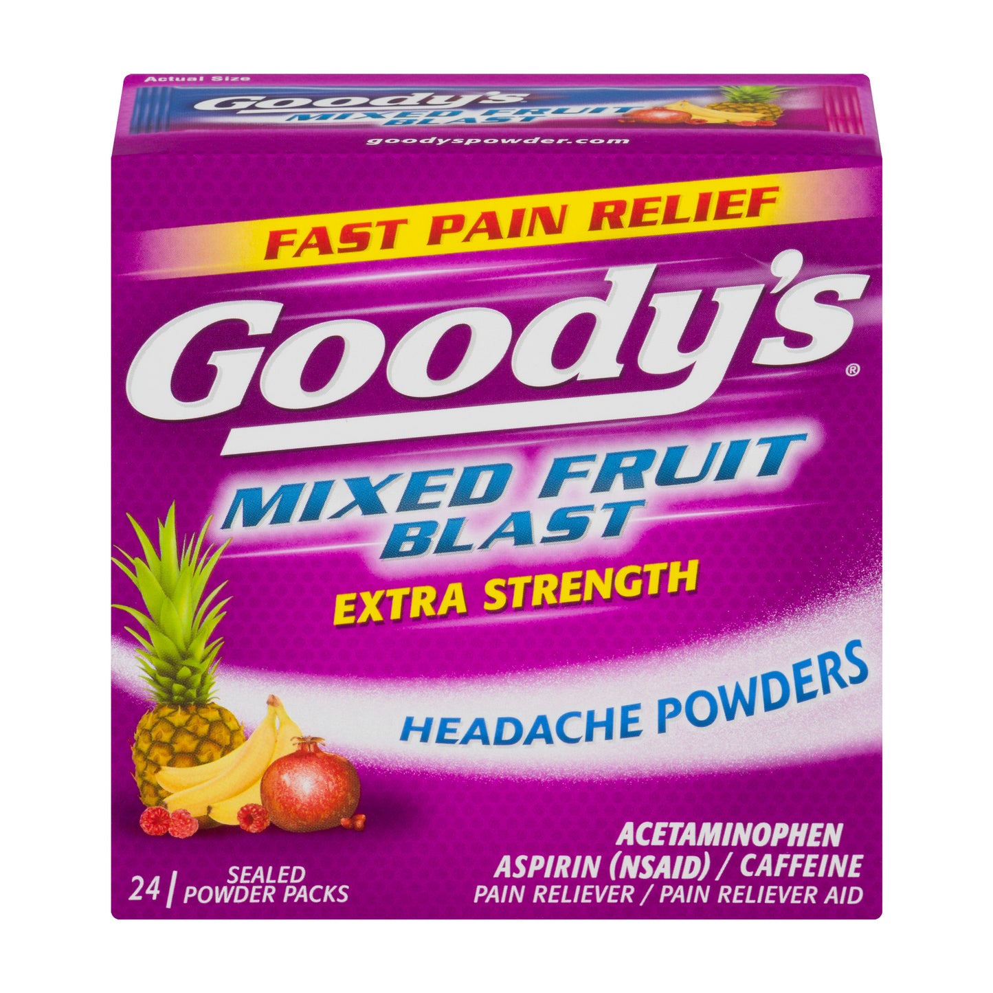 GOODYS EXTRA STRENGTH MIXED FRUIT POWDER 24