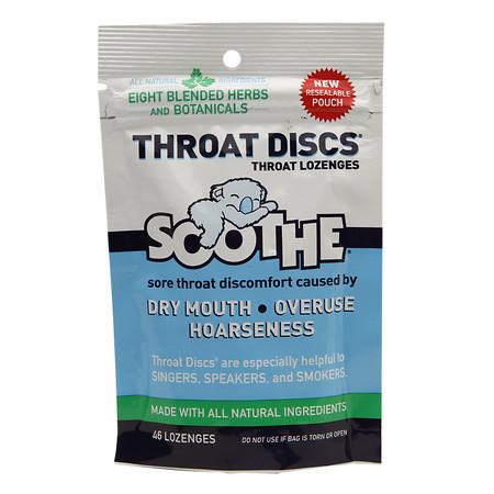 THROAT DISCS LOZENGES SOOTHE 46