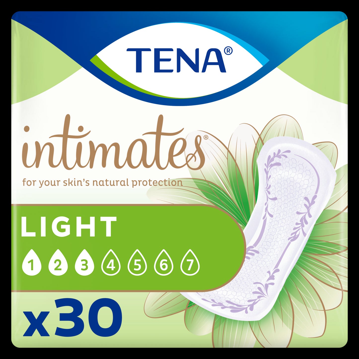 TENA SERENITY PADS ACTIVE ULTRA THIN REG 30