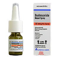 BUDESONIDE NASAL SPR 120 32 MCG 8.43 ML APOTE