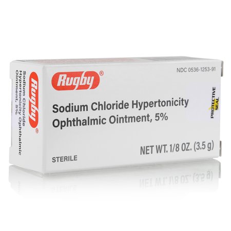 SODIUM CHLORIDE OPHTH OINT 5% 3.5 GM RUGBY