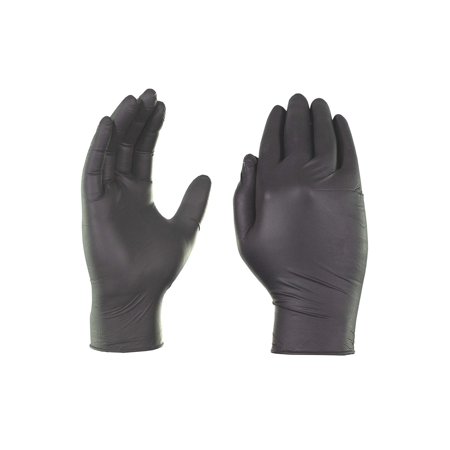 GLOVE BLK WIDOW PF NITRILE LG BX/100