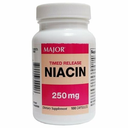 NIACIN TR CAP 250 MG 100 MAJOR