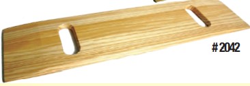 TRANSFER BOARD WOOD 8 X 30" 2 CUTOUTS 350 LB