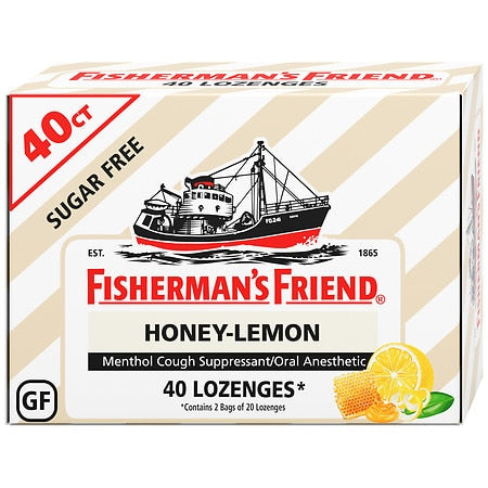 FISHERMANS FRIEND LOZ HNY LEMON SF 2PK 20 BOX