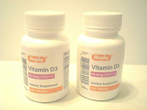 VITAMIN D3 TAB 25 MCG 100 RUGBY