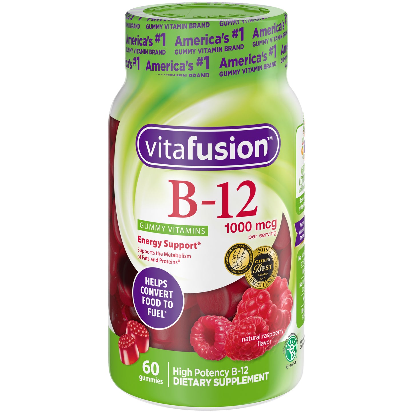 VITAFUSION ENERGY B-12 GUMMY VITAMIN 60