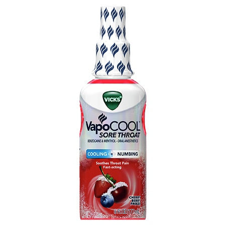 VICKS VAPOCOOL SORE THROAT SPRAY BERRY 6 OZ
