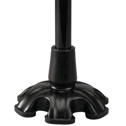 CANE TIP SUPER BIG FOOT BLACK