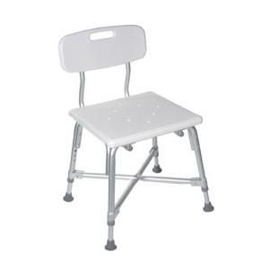 SHOWER CHAIR W/BACK HEAVY DUTY 600 LB CS/2 DR