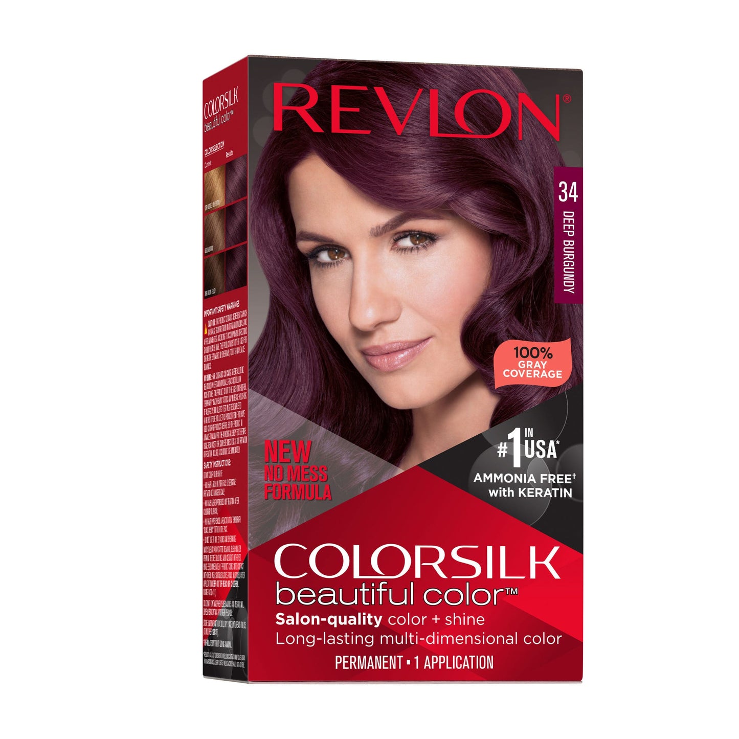 COLORSILK HAIR COLOR DEEP BURGUNDY #34