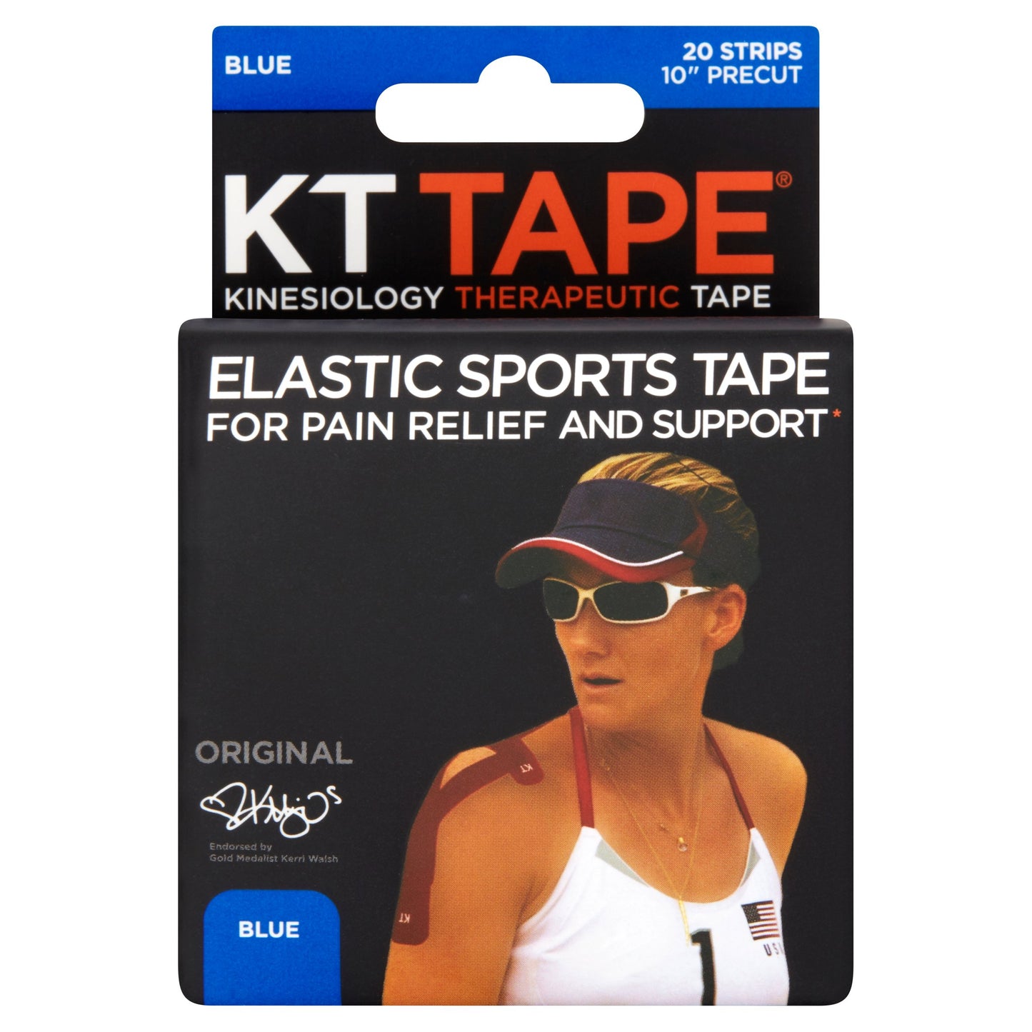 KT TAPE KINESIOLOGY COTTON BLUE 20
