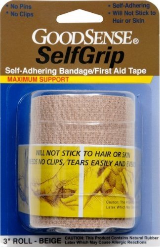 GS SELF GRIP SELF ADHERING BEIGE BANDAGE 3"
