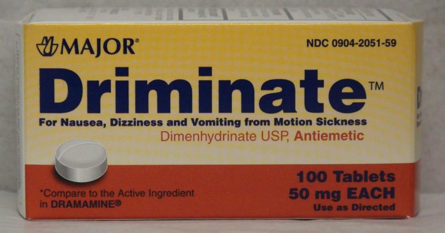 DRIMINATE TAB 50 MG 100 MAJOR