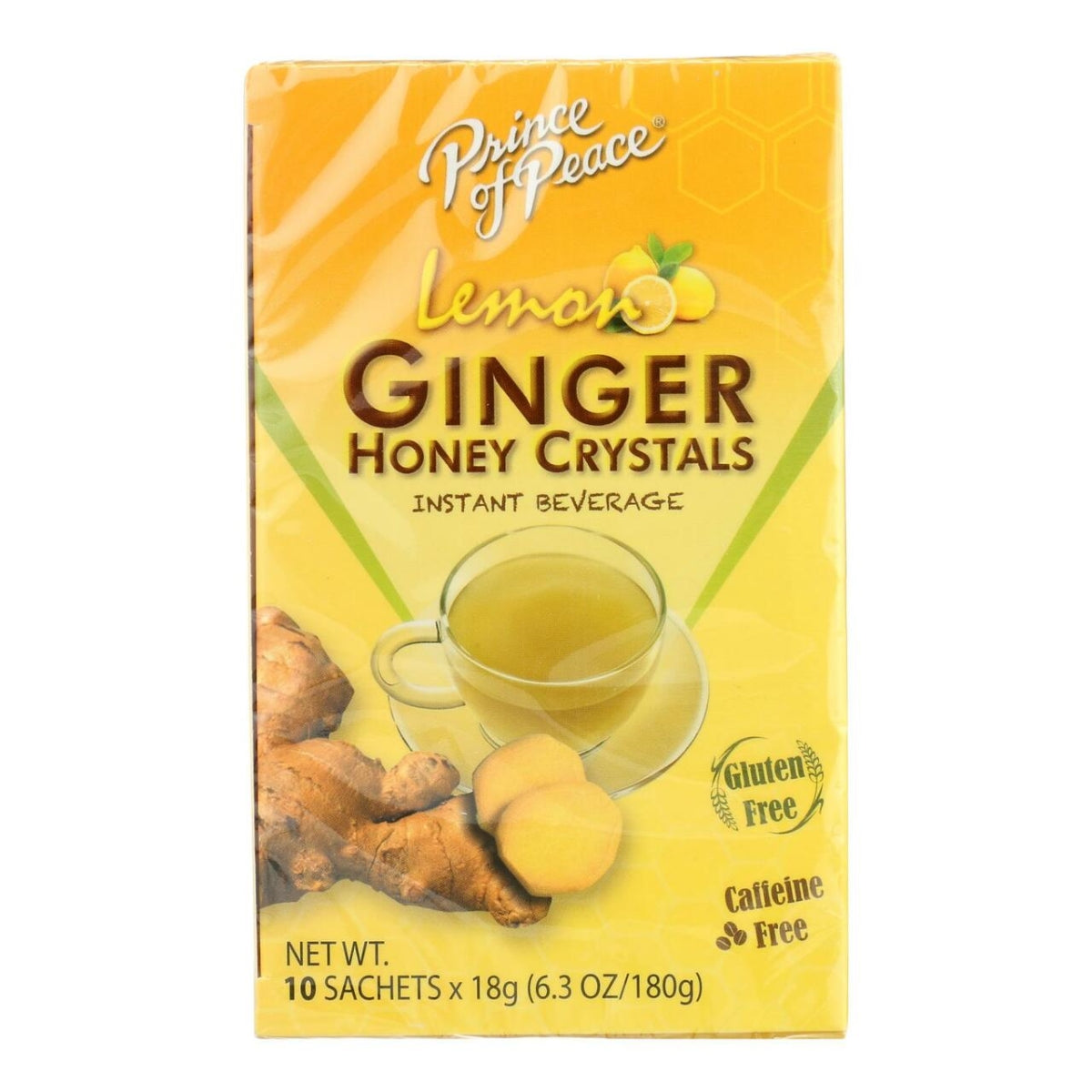 GINGER HONEY CRYSTALS LEMON TEA SACHETS 10