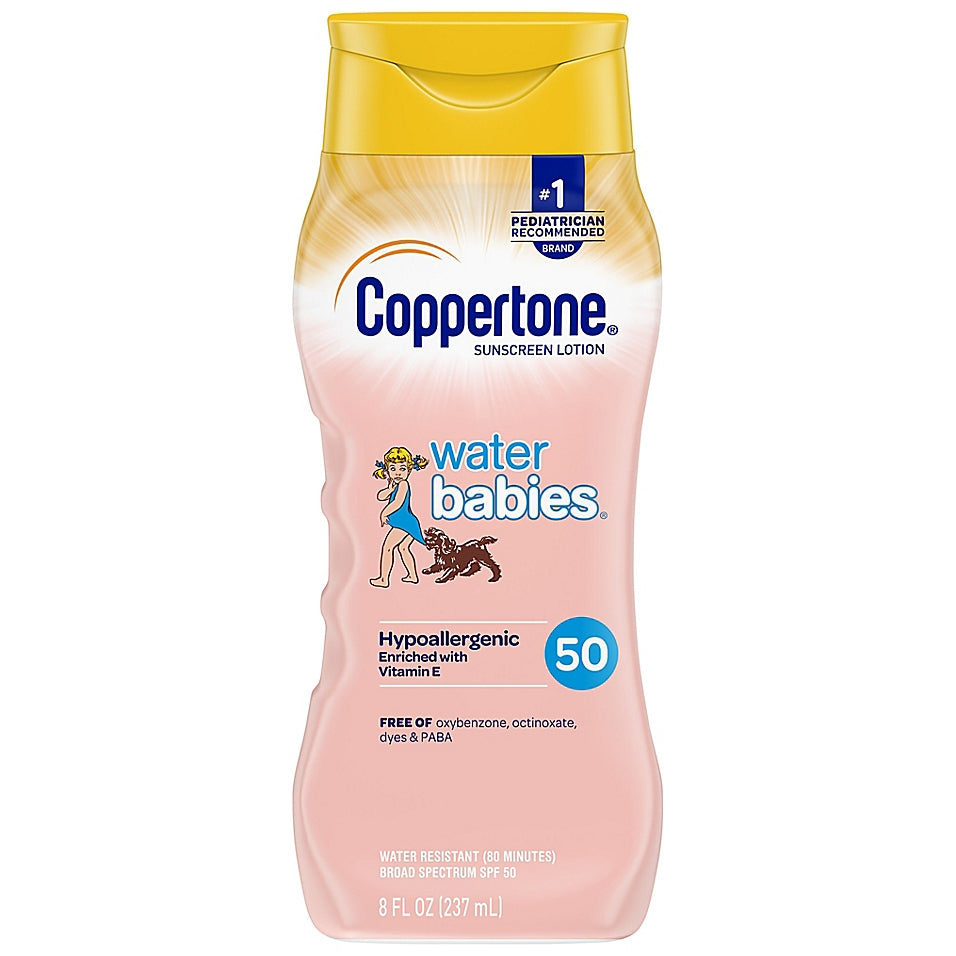 COPPERTONE WATER BABIES LOTION SPF 50 8 OZ