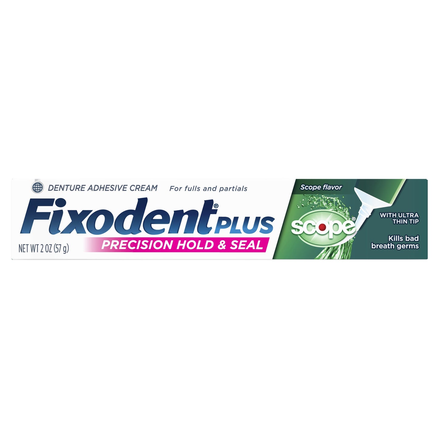 FIXODENT CONTROL + SCOPE DENTURE ADHESIVE 2OZ