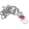 ID NECKLACE DIABETIC STEEL RAISED