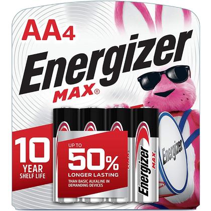 ER BATTERY ENERGIZER ALKALINE AA #E91BP-4