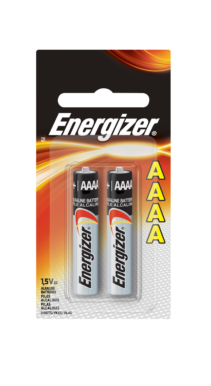 ER BATTERY ENERGIZER ALKALINE AAAA  #E96BP-2