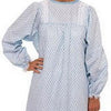 PATIENT GOWN SNAP LONG SLV YELLOW R/BUD