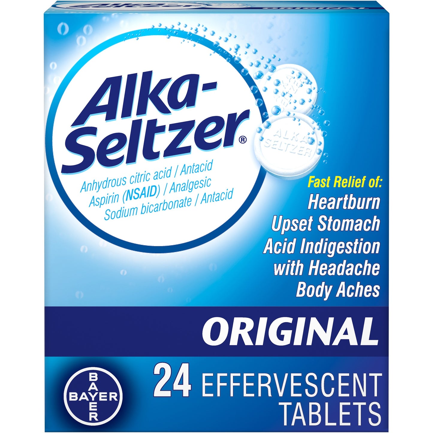 ALKA SELTZER ORIGINAL 24