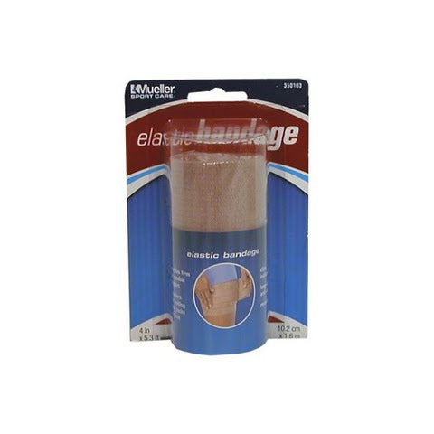 BANDAGE ELASTIC W/CLIPS BEIGE 4"