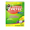 ZYRTEC CHILDREN DYE-FREE CHEW GRAPE AGE 6+ 24
