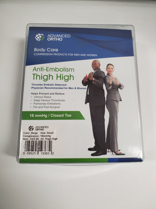 ANTI EMBOLISM THIGH 18 CT BEIGE SM AO