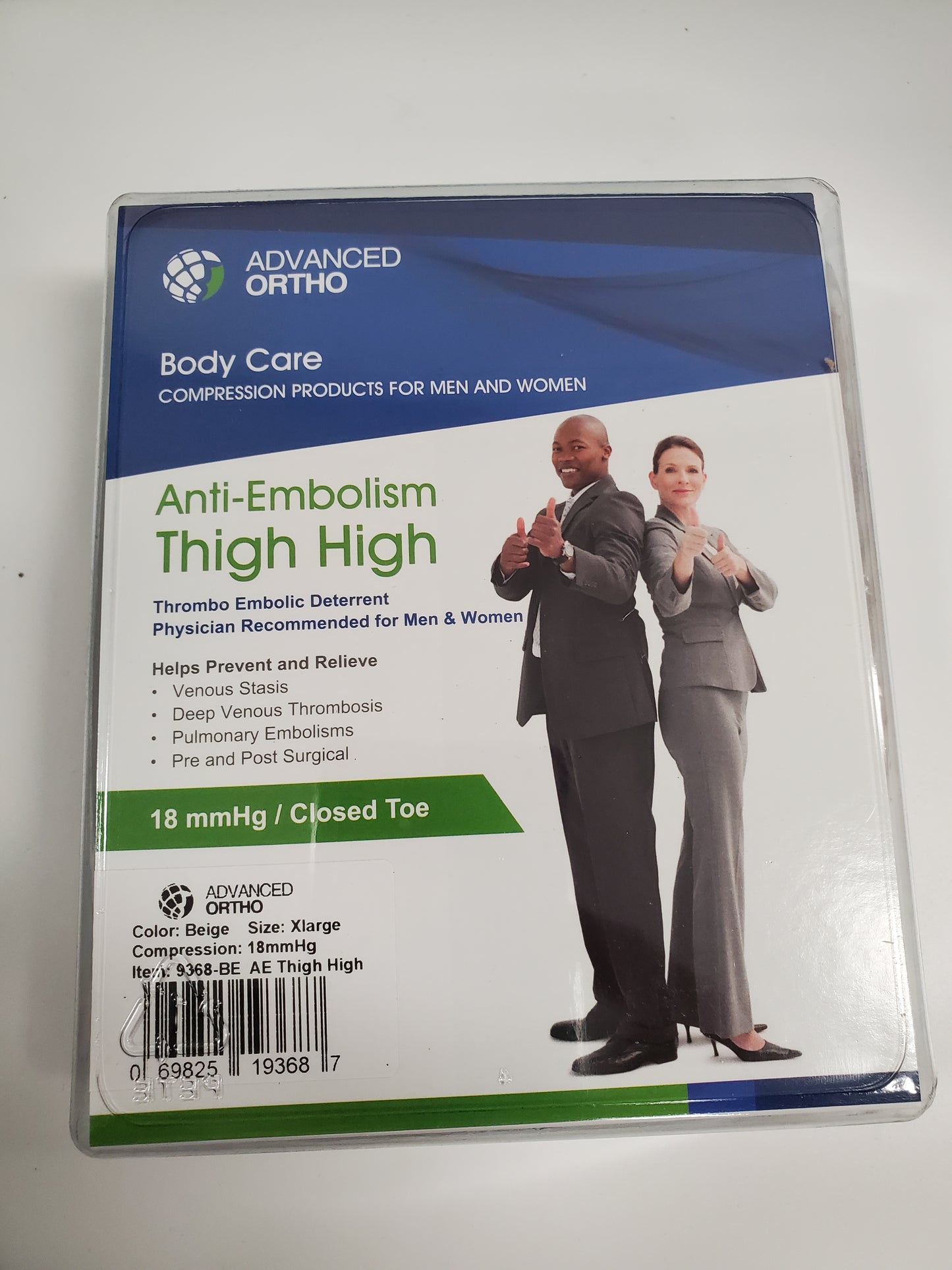 ANTI EMBOLISM THIGH 18 CT BEIGE XL AO