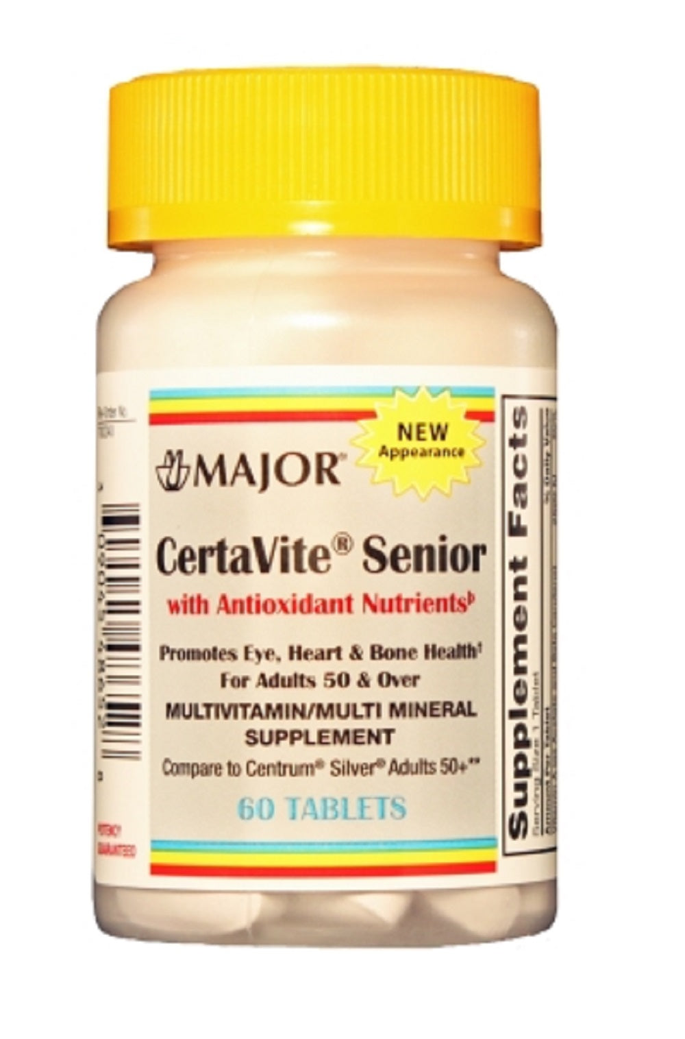 CERTAVITE SENIOR TAB 60 MAJOR