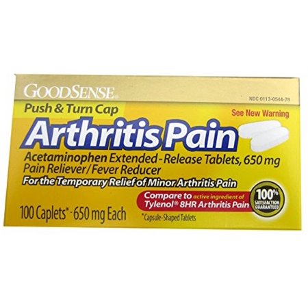 GS ARTHRITIS PAIN RELIEF ER CAPLET 650 MG 100