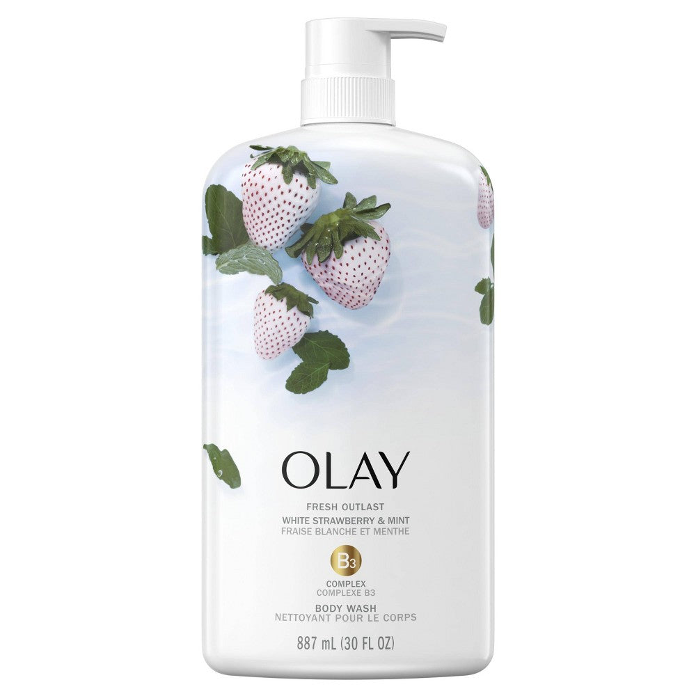 OLAY BODYWASH STRAWBERRY MINT 30 OZ